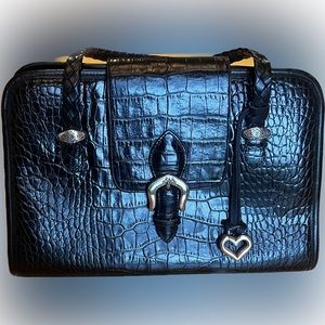 Brighton Faux Croc Handbag